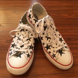 Converse Rare HTF Star Print Low Tops